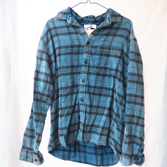 Urban Outfitters Plaid Longsleeve Flannel Shirt - Picture 1 of 8